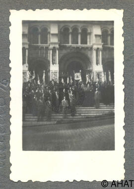 Grup d'assistents a la XIª Assamblea Nacional de Germandats Ferroviaries.