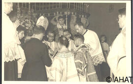 Ordenació d'un grup de nous missioners claretians a l'església de la Mare de Déu del Lledó de Valls.