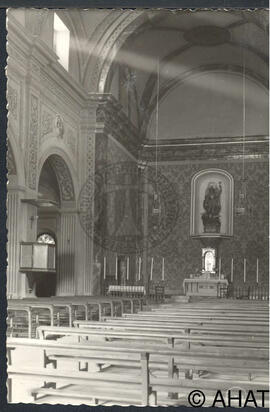 Interior de l'església parroquial de sant Miquel arcàngel