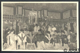 Ordenació d'un grup de nous missioners claretians a l'església de la Mare de Déu del Lledó de Valls.